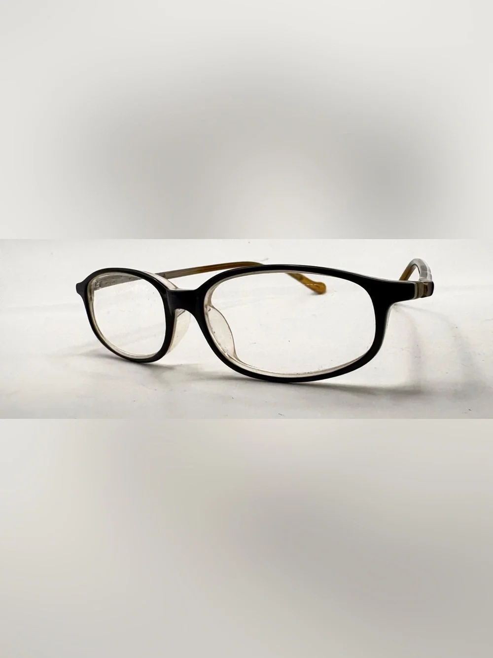 Vintage Corrine McCormack Nicole Black Oval Sunglasses Frames Only